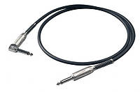 PROEL BULK120LU6 Готовый инструментальный кабель 6.3-6.3мм угловой