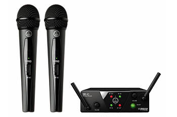 AKG WMS40 Mini2 Vocal Set Радіосистема UHF 864,375-864,850 мГц, два ручних мікрофони