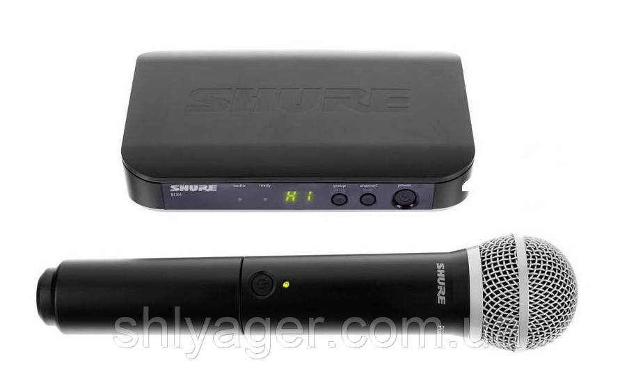 SHURE BLX24EPG58 Радіосистема UHF 742-766mHz.один ручний мікрофон