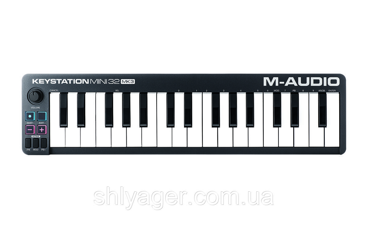 M-AUDIO KEYSTATION MINI 32 MK3 MIDI клавиатура 32 мини клавиши - фото 1 - id-p1587863288