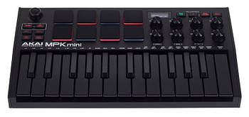 AKAI MPK MINI MK3 Black MIDI клавіатура USB 25 клавіш