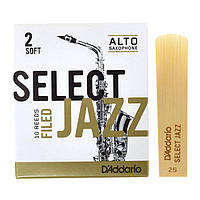 D'ADDARIO RSF10ASX2S Тростина для альт саксофона Select Jazz 2 Soft