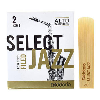 D'ADDARIO RSF10ASX2S Тростина для альт саксофона Select Jazz 2 Soft