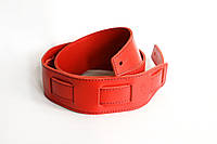 TROPAEIS LEATHER Double Rock (red) Ремень для гитары