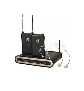 BESPECO SW3500H Радіосистема VHF, два наголовних мікрофони