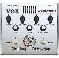 VOX COOLTRON BULLDOG DISTORTION Педаль для электрогитары ламповая "дысторшн"