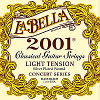 LA BELLA 2001 Light Tension Струны для классической гитары