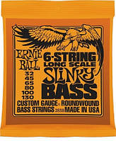 ERNIE BALL P02838 Струни для бас-гітари 6 струн .032-.130