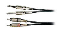 SOUNDKING BB302 Готовый мультимедийный кабель 2х6,3-2хRCA, 3м