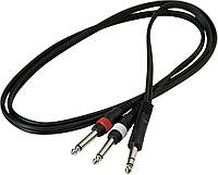 ROCKCABLE RCL 20922 D4 Готовый мультимедийный кабель 6.3-2х6,3мм, 1,5м.