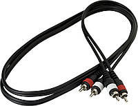 ROCKCABLE RCL 20942 D4 Готовый мультимедийный кабель 2хRCA-2хRCA, 1,5м.