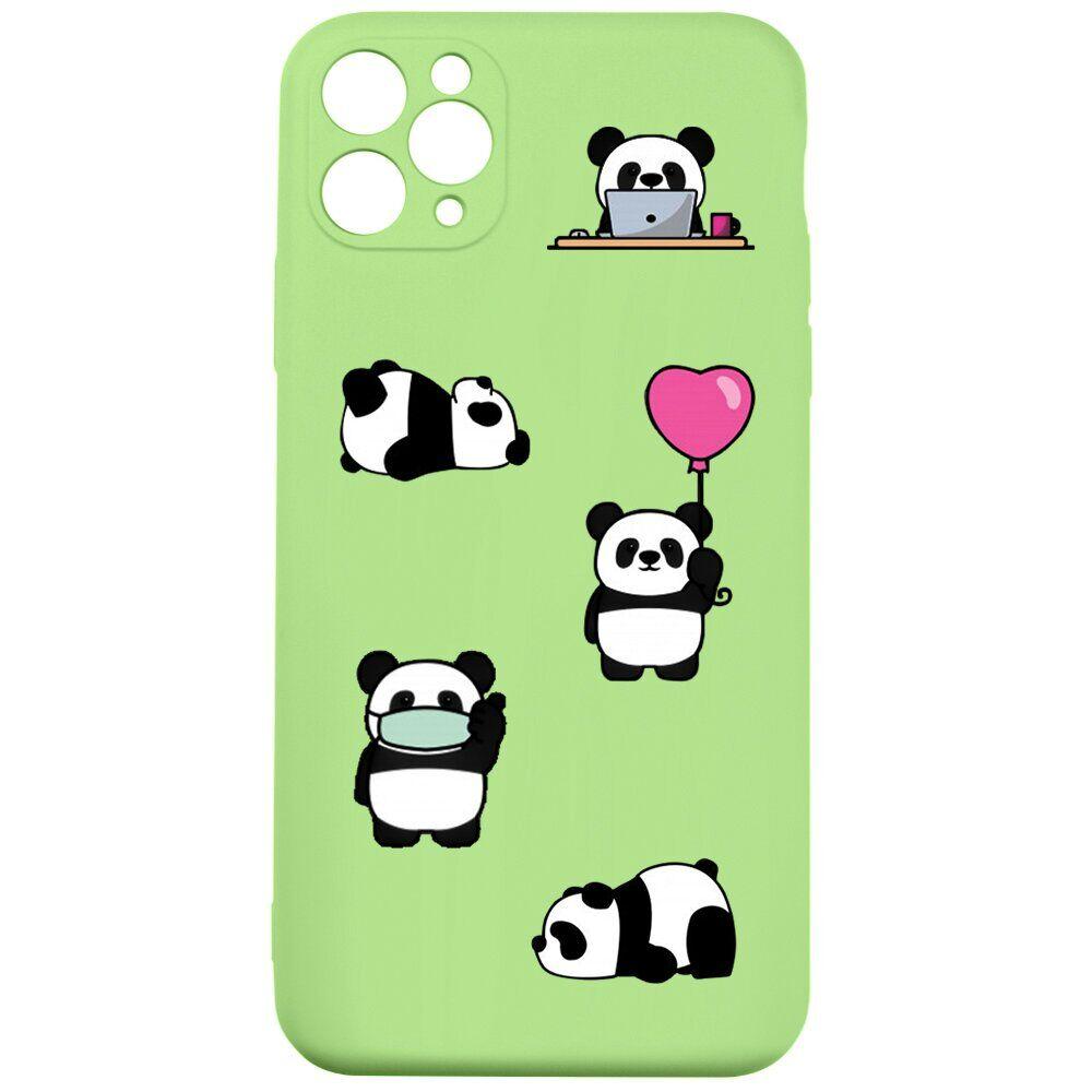 Apple iPhone 11 Pro Чохол-накладка MiaMI Antistress Panda #3 Green
