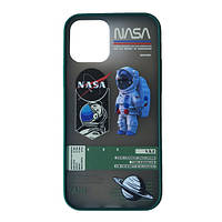 Apple iPhone 12 Mini Чохол-накладка GENERATION NASA Astronaut Saturn Forest Green