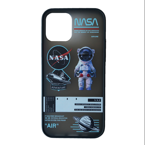 Apple iPhone 12 Pro Max Чохол-накладка GENERATION NASA Astronaut Saturn 2 Black