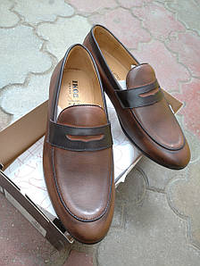 Ультрастильні коричневі лофери 40 41 розмір