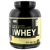 Сывороточный белок Optimum Nutrition, Gold Standard 100% Whey, с натуральным ароматизатором со вкусом ванили,