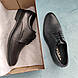 Шкіряні туфлі чорного кольору 39, 40, 45 розмір, фото 7