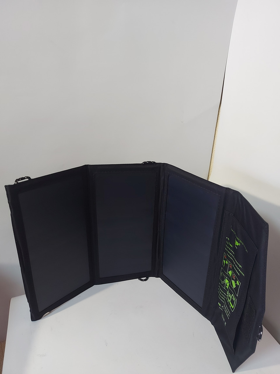 Сонячний зарядний пристрій для смартфонів ALLPOWERS 5 V 21 W 2 USB, складана сонячна панель, фото 1