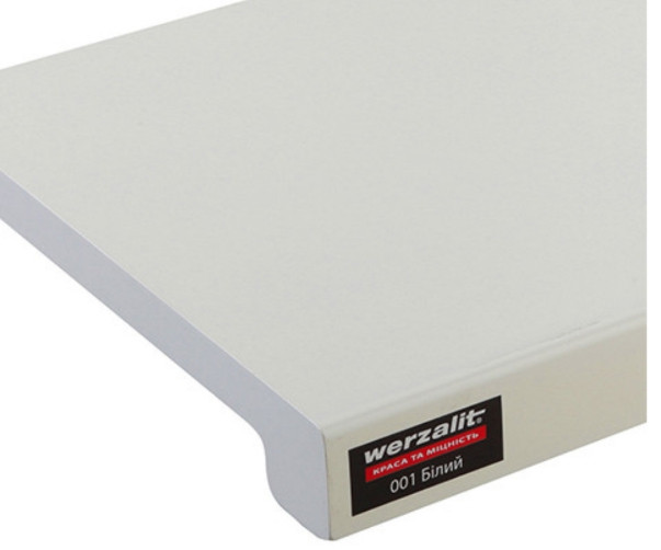 Підвіконня Верзаліт Werzalit Ексклюзив глибина 150 мм Білий, фото 1
