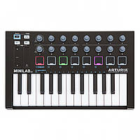 ARTURIA MiniLab MKII (Black Edition) MIDI клавиатура 25 дин. клавиш