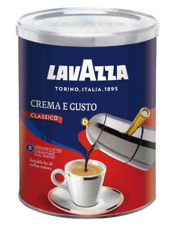 Кава мелена Lavazza "Crema e Gusto" 250 г. ж/б., фото 1