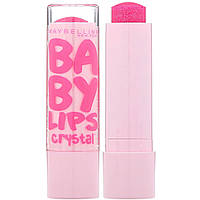 Maybelline, Baby Lips Crystal, увлажняющий бальзам для губ, розовый кварц 140, 4,4 г - Оригинал