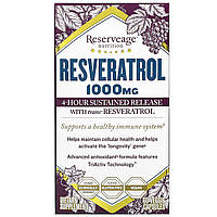 ReserveAge Nutrition, Ресвератрол с транс-ресвератролом, 500 мг, 60 растительных капсул - Оригинал