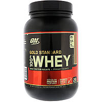Optimum Nutrition, Gold Standard 100% Whey, шоколадный солод, 907 г (2 фунта) - Оригинал
