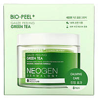 Neogen, Bio-Peel + зеленый чай с марлевым пилингом, 8 подушечек, по 9,5 мл (0,32 жидк. Унции) - Оригинал