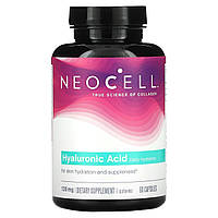 Neocell, Гиалуроновая кислота, ежедневное увлажнение, 120 мг, 60 капсул - Оригинал