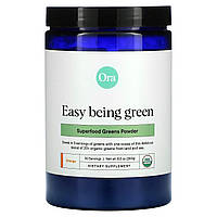 Ora, Easy Being Green, Superfood Greens, порошок, апельсин, 8,5 (240 г) - Оригинал