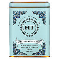 Harney & Sons, HT Tea Blends, зимний белый чай Эрл Грей, 20 пакетиков, 40 г (1,4 унции) - Оригинал