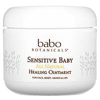 Babo Botanicals, Sensitive Baby, All Natural, лечебная мазь, 113 г (4 унции) - Оригинал