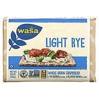 Wasa Flatbread, цельнозерновые хрустящие хлебцы, светлая рожь, 270 г (9,5 унции) - Оригинал