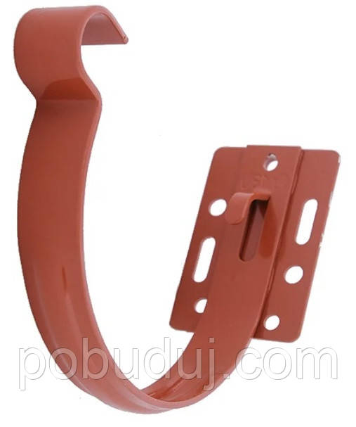 Тримач ринви малий металевий Profil 90 цегляний, фото 1