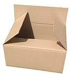 Гофроящик 300x200x150, бурий. Картонні коробки, фото 3