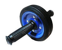 Ролик для пресса Power Roller, одинарный, Ø 16 см, металл., на подшипнике, разн. цвета