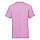 Стильна підліткова однотонна футболка ніжно-рожева, фото 2