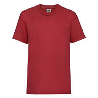 Червона дитяча футболка з 100% бавовни під друк, фото 1