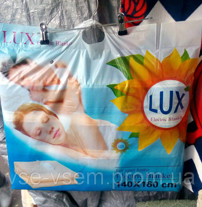 Двоспальна електропростирадло Lux, розмір 140х160 см, пр-ль Туреччина