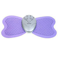 Массажер-миостимулятор для мышц тела (живота, ягодиц, пресса) Бабочка (большая, фиолетовая) для похудения (TO)