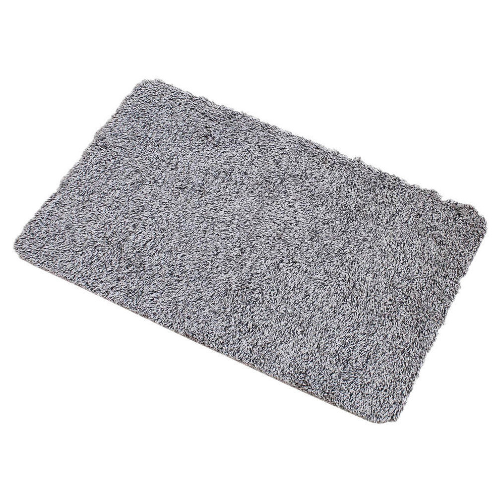 Придверний вбираючий килимок Clean Step Mat Сірий 70х46 см, вологопоглинаючий килимок під вхідні двері