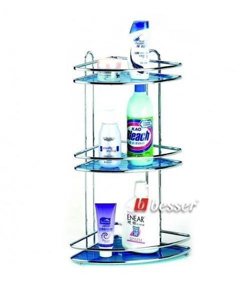 Полиця кутова трьох ярусна, фото 1