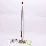 Полотер із насадкою з мікрофібри та телескопічною ручкою з запаскою 40x78-128 см Valsar, фото 3
