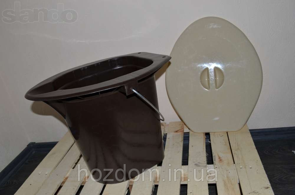 Відро туалет 20 л оригінал, фото 1