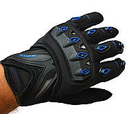 Мото перчатки SCOYCO MC10 Blue, мотоперчатки текстильные с защитой