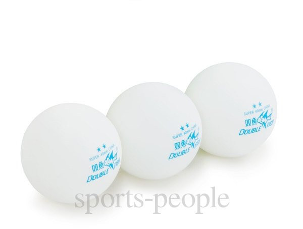 Мячи для настольного тенниса (пинг-понга) Double Fish 1*, 40 mm, (6 шт.) - фото 4 - id-p1053684061