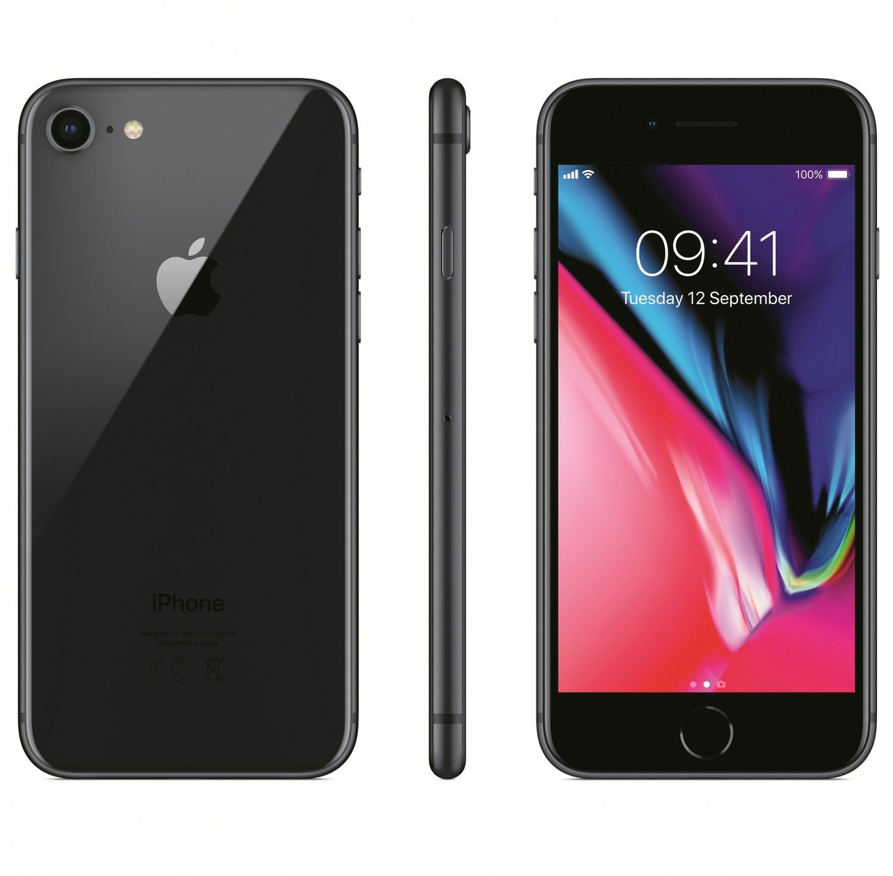 Смартфон Apple iPhone 8 64gb Space Gray Apple A11 Bionic 1820 мАч + чехол и стекло - фото 1 - id-p772514243