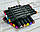 Набір двосторонні фломастери для художників Touch Cool 48 шт. / Уп. чорний корпус, скетч маркери, фото 3