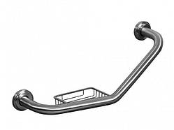 Поручень у ванну кутовий хром матовий 440 мм 71926 BISK